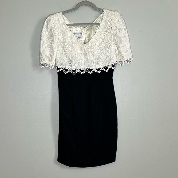 Vintage Scott McClintock Lace Sheath dress - Picture 1 of 4